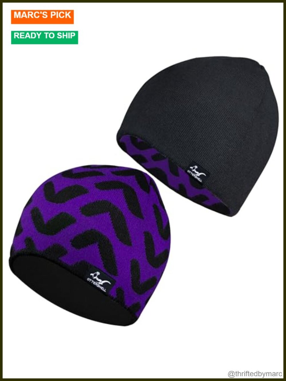 Water-Resistant Knit Beanie One Size Fits Most Thermal Insulated